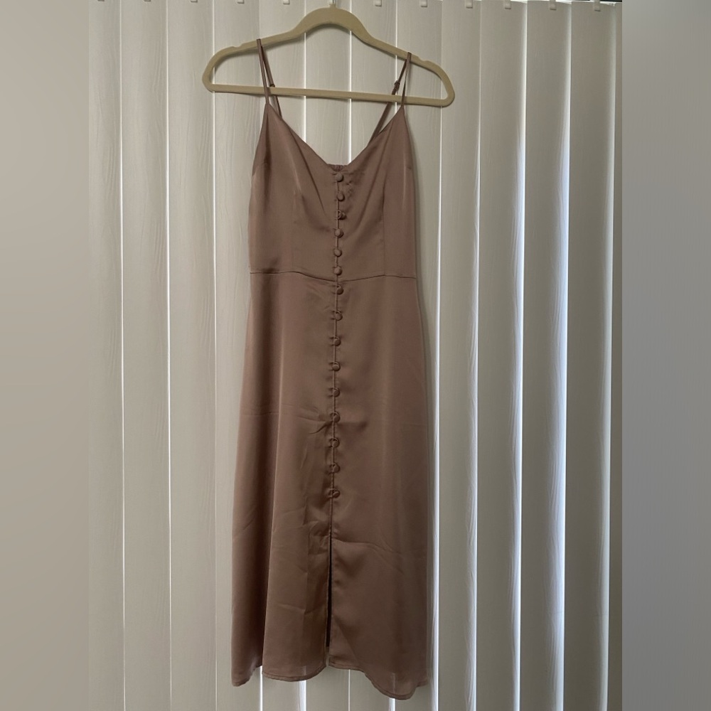 MIDI satin dress